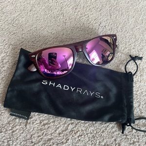Shady Rays Timber Wayfarer Style Sunglasses
